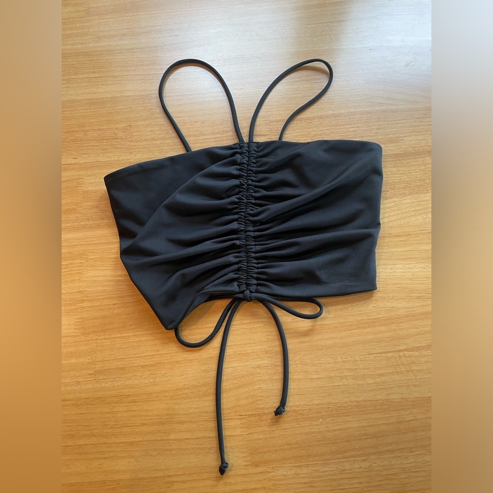 Urban Outfitters Black Cinch Tank Top Size S